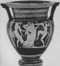 KRATER, COLUMN (ATHENIAN, RED-FIGURE)