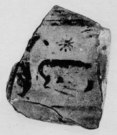 AMPHORA, NECK, FRAGMENT (ATHENIAN GEOMETRIC, SILHOUETTE)