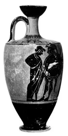 LEKYTHOS (ATHENIAN, BLACK-FIGURE)