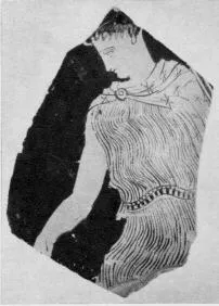 LEKYTHOS, FRAGMENT (ATHENIAN, RED-FIGURE)