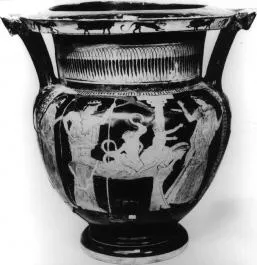 KRATER, COLUMN (ATHENIAN, RED-FIGURE)