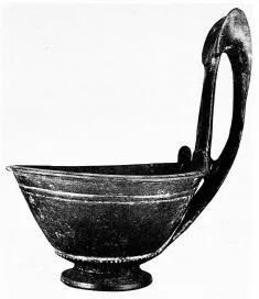 KYATHOS (ETRUSCAN, BUCCHERO)