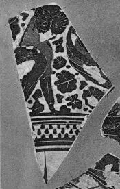 SKYPHOS, FRAGMENT (CORINTHIAN, BLACK-FIGURE)