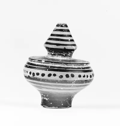 Knob of a Geometric Pyxis