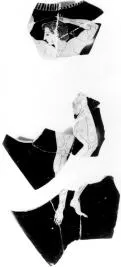 AMPHORA, NECK, FRAGMENTS (ATHENIAN, RED-FIGURE)