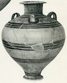 STIRRUP JAR (MYCENEAN)