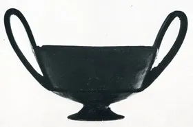KANTHAROS (ETRUSCAN, BUCCHERO)