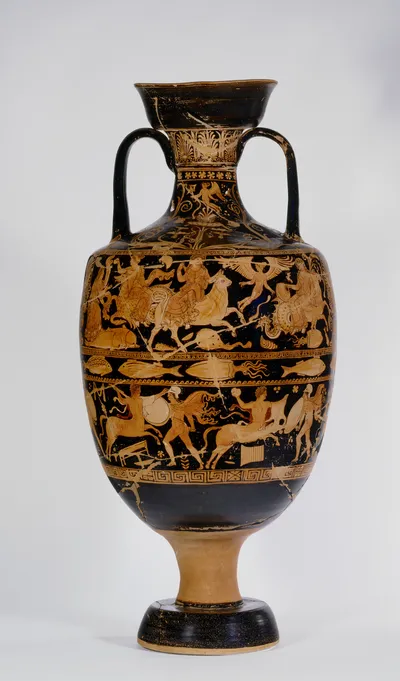 Apulisch-rotfigurige Bauchamphora