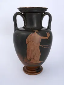 AMPHORA, NECK (ATHENIAN, RED-FIGURE)