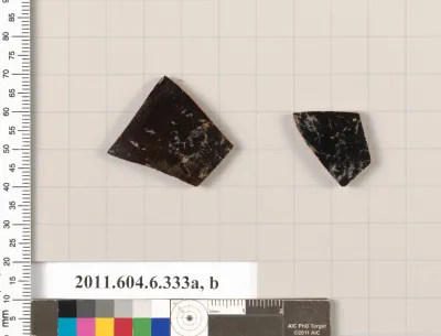 Terracotta fragments of unidentified shapes