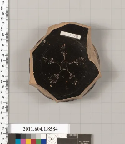 Terracotta fragment of a bolsal (cup)