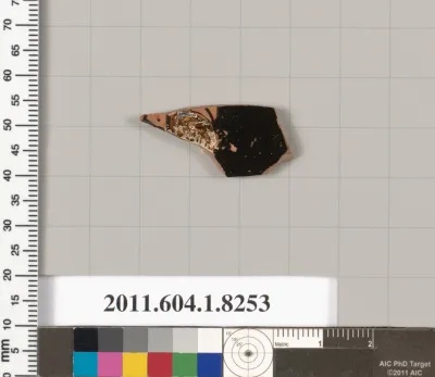 Terracotta fragment of a kylix (drinking cup)