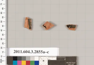 Terracotta fragments of closed shapes