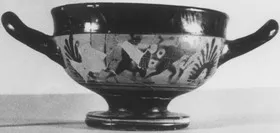 CUP SKYPHOS (ATHENIAN, BLACK-FIGURE)