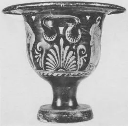 KRATER, BELL (SOUTH ITALIAN, APULIAN, RED-FIGURE)
