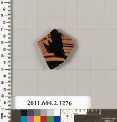 Terracotta fragment of a skyphos (deep drinking cup)