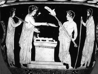 KRATER, BELL (ATHENIAN, RED-FIGURE)