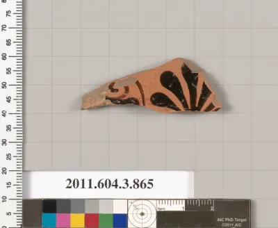 Terracotta fragment of a lekythos (oil flask)