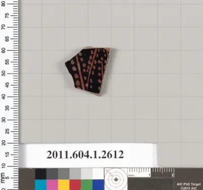 Terracotta fragment of a kylix (drinking cup)