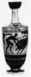 LEKYTHOS (ATHENIAN, BLACK-FIGURE)