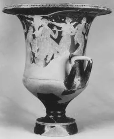 KRATER, CALYX (ATHENIAN, RED-FIGURE)