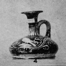 LEKYTHOS, SQUAT (SOUTH ITALIAN, GNATHIAN, BLACK GLAZE)
