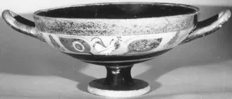 CUP, LITTLE MASTER BAND (ATHENIAN, BLACK-FIGURE)