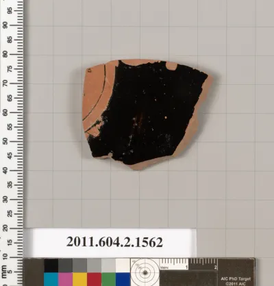 Terracotta fragment of a skyphos (deep drinking cup)
