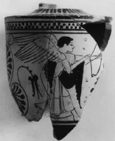 LEKYTHOS, FRAGMENT (ATHENIAN, RED-FIGURE)