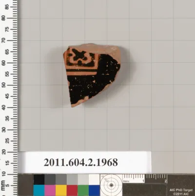 Terracotta fragment of a krater (bowl for mixing wine and water)?