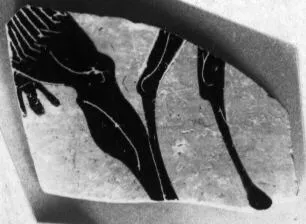 SKYPHOS, FRAGMENTS (ATHENIAN, BLACK-FIGURE)