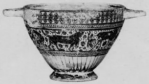 SKYPHOS (CORINTHIAN, BLACK-FIGURE)