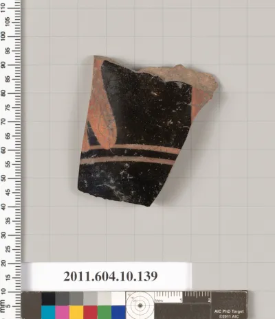 Terracotta fragment of a skyphos (deep drinking cup)