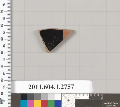 Terracotta fragment of a kylix (drinking cup)