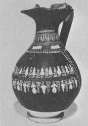 OINOCHOE (SOUTH ITALIAN, GNATHIAN, BLACK GLAZE)