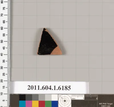 Terracotta fragment of a kylix (drinking cup)