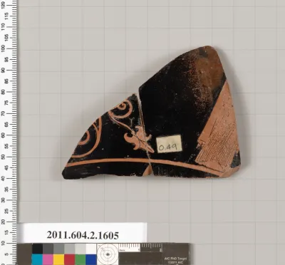 Terracotta fragment of a skyphos (deep drinking cup)