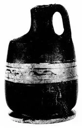 LEKYTHOS, SQUAT (ATHENIAN, BLACK PATTERN)