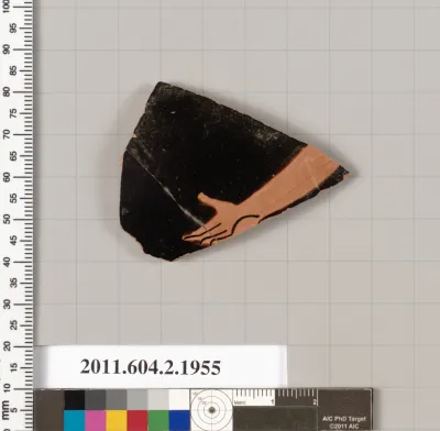 Terracotta fragment of a Nolan neck-amphora (jar)