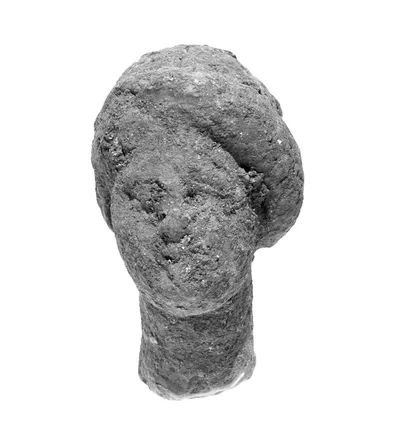 Head with Melon Coiffure and Wreath