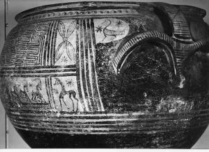 KRATER (BOEOTIAN, SILHOUETTE)