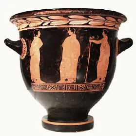 KRATER, BELL (ATHENIAN, RED-FIGURE)