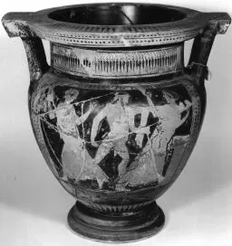 KRATER, COLUMN (ATHENIAN, RED-FIGURE)