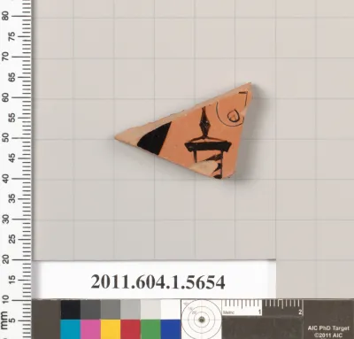 Terracotta fragment of a kylix (drinking cup)