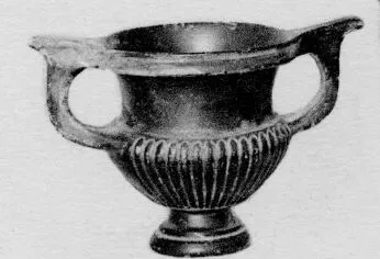 KRATER (SOUTH ITALIAN, CAMPANIAN, BLACK GLAZE)