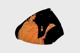 AMPHORA, PANATHENAIC SHAPE, FRAGMENTS (ATHENIAN, RED-FIGURE)
