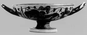 CUP A (ATHENIAN, BLACK-FIGURE)