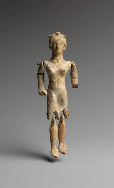 Figurine with articulated limbs