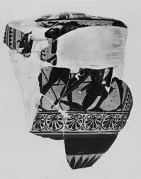 HYDRIA, FRAGMENTS (ATHENIAN, BLACK-FIGURE)
