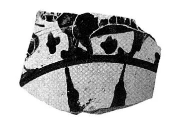 SKYPHOS, FRAGMENT (CORINTHIAN, BLACK-FIGURE)
